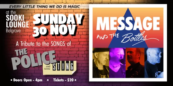 Message and the Bottle - A Tribute to the Songs of THE POLICE